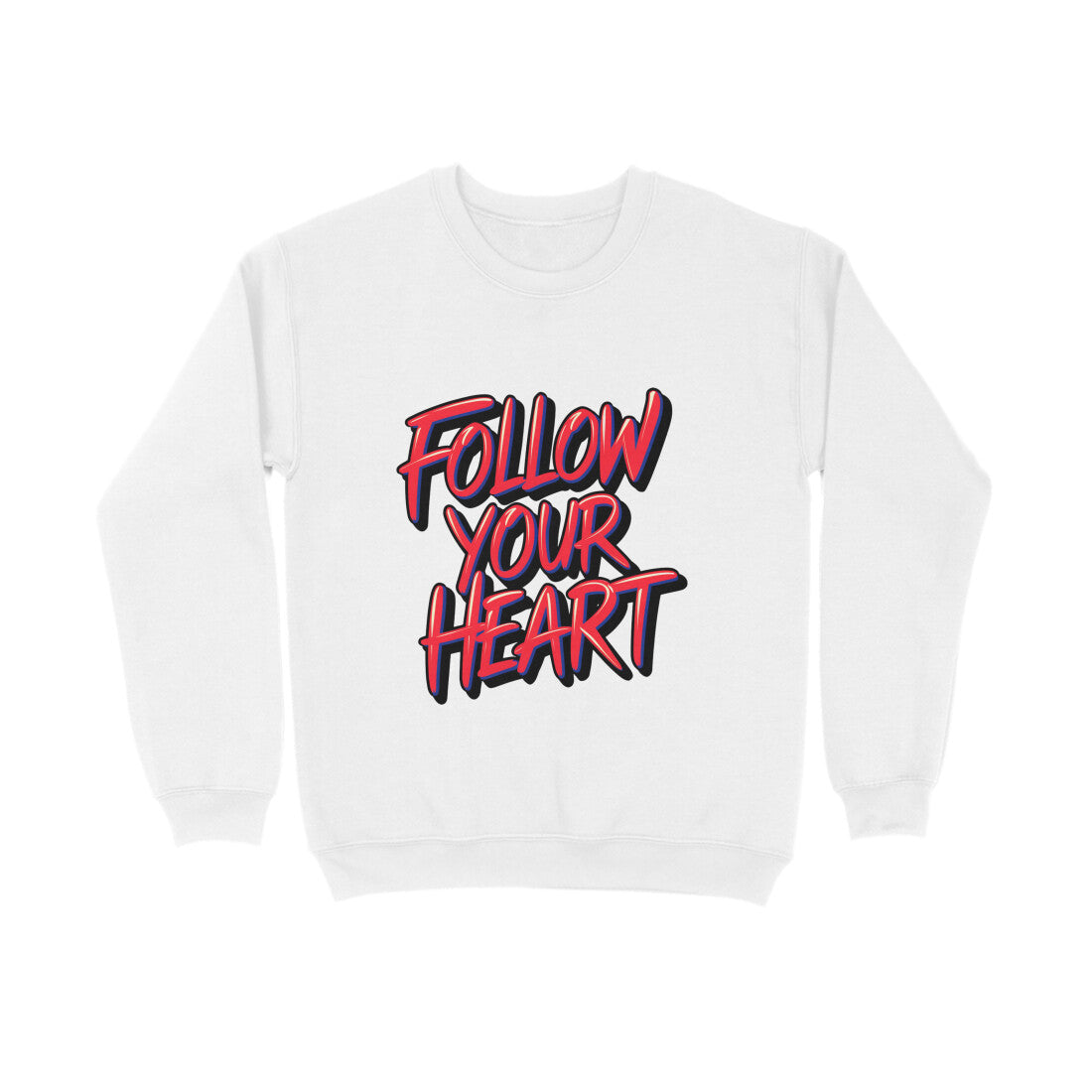 Nairose Unisex Premium Printed Sweatshirt | Crew Neck Cotton Sweatshirt