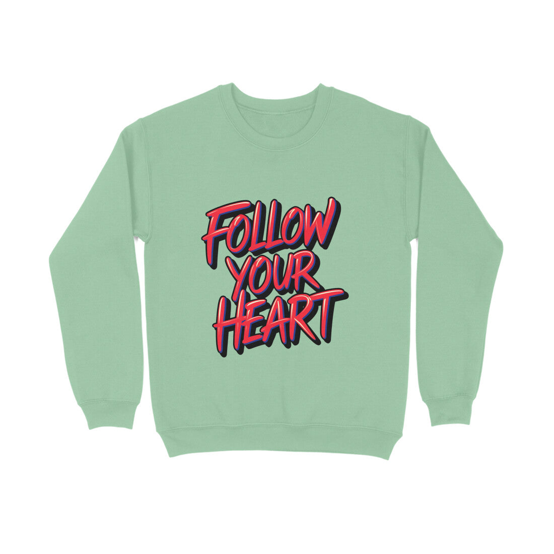 Nairose Unisex Premium Printed Sweatshirt | Crew Neck Cotton Sweatshirt