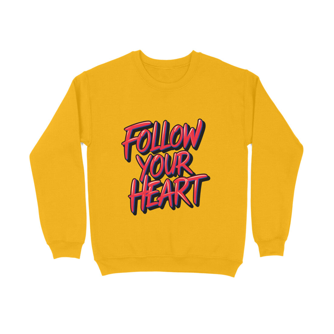 Nairose Unisex Premium Printed Sweatshirt | Crew Neck Cotton Sweatshirt