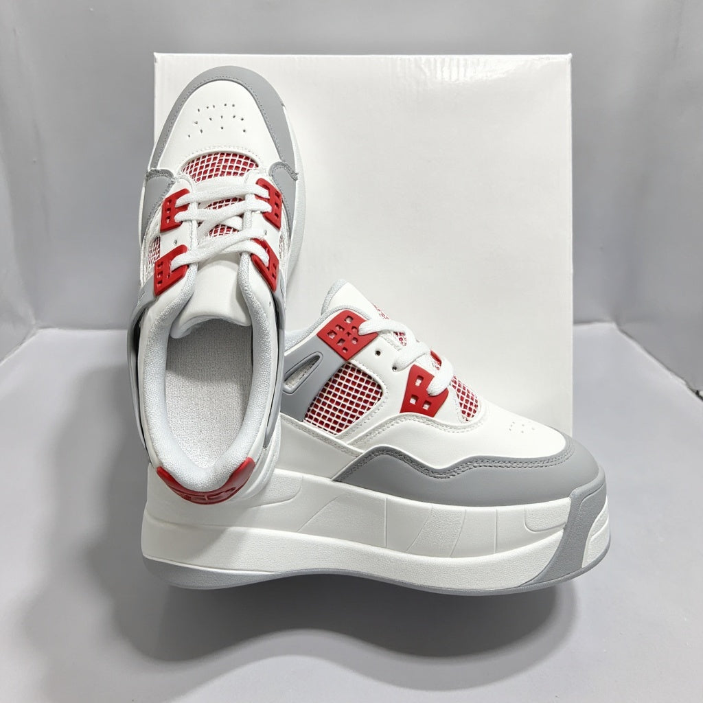 Women Casual Stylish High Heel Sneaker Shoes