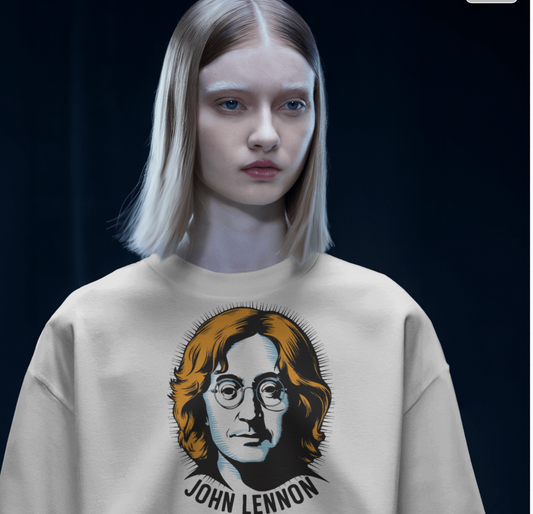 Nairose Premium Women Crop Top | John Lennon Printed | Stylish and Comfortable